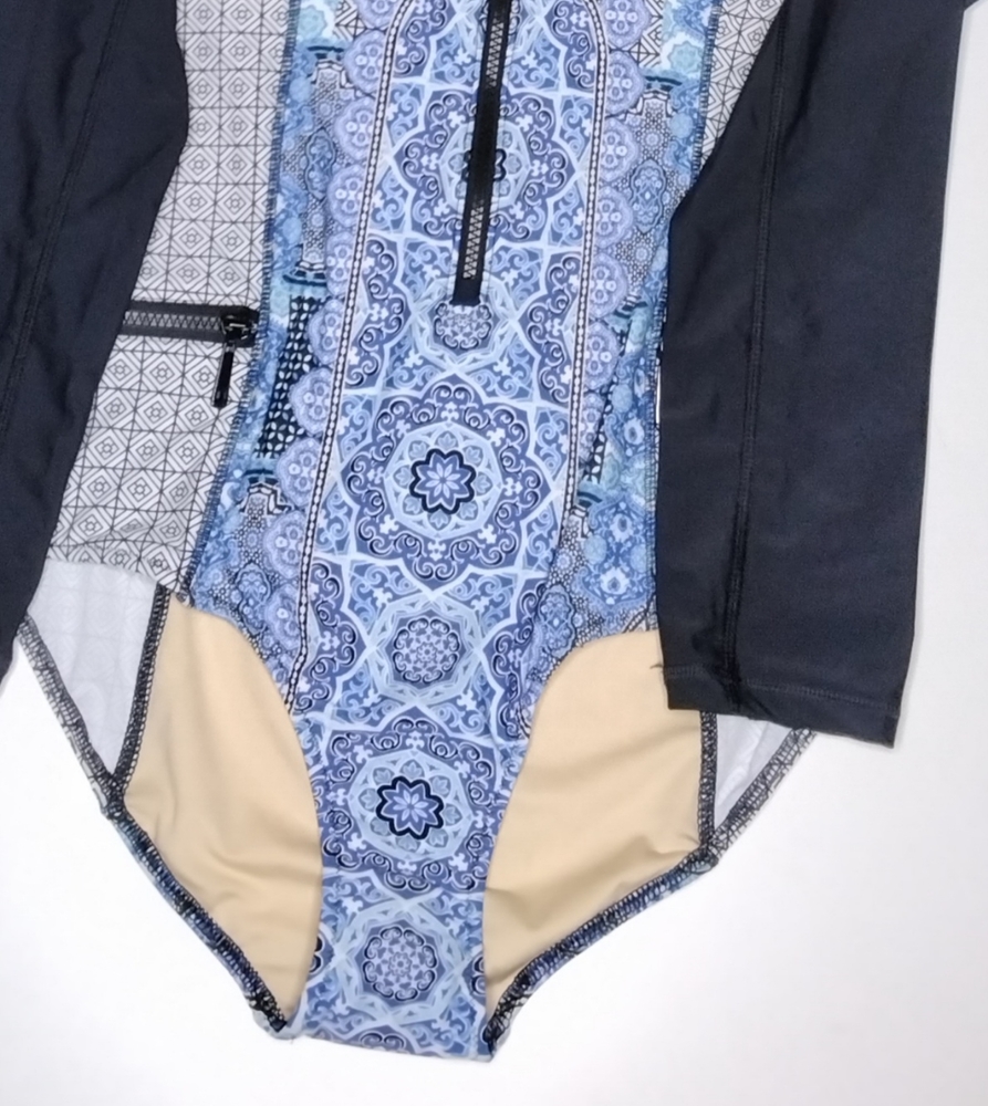 Cabana Life Midnight Marrakesh Unisuit One-Piece 50+UV Protection Large Blue - Picture 6 of 15